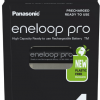 R6 / AA Panasonic Eneloop PRO 2500mAh Ni-MH BK-3HCDE/4BE uzlādējamas baterijas (blisteris ar 4 baterijām).