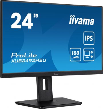 LED monitors IIYAMA XUB2492HSU-B6 24 collu IPS HDMI DP USB 0.4ms 100Hz