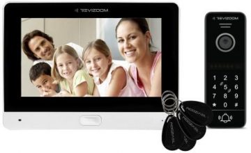 Video durvju tālrunis REVIZOOM RM-T471HD WHITE/RC-411HD-CK