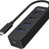 Unitek H1117B USB-C hub, 4 USB 3.1 ports, active, 10 W Unitek H1117B USB-C hub, 4 USB 3.1 ports, active, 10 W