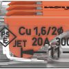 Universal quick connector LINE/WIRE 3x 0.2-4mm2 WAGO 221-413 (1 pc.)
