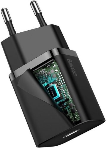 Baseus Super Si ātrais lādētājs 1C TZCCSUP-L01 25W 1x USB-C PD 3.0 QC 3.0 + KĀBEĻŠ