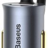 Автомобильное зарядное устройство Baseus Share Together 120 Вт 3 А 3x USB-A 1x USB-C PD 20 Вт QC 3.0 на кабеле
