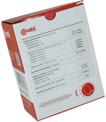 Одноканальный преобразователь CORAB SCR SINGLE LNB