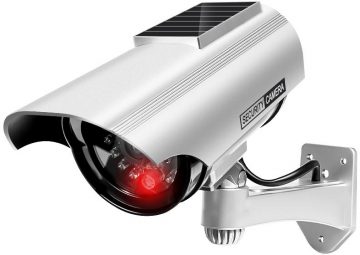 Solar camera dummy white AT-1SB-W