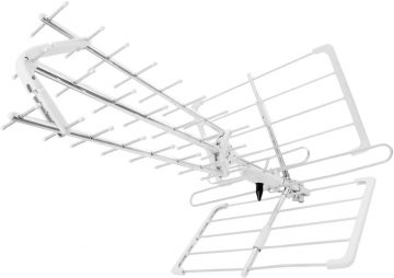 Направленная антенна DVB-T2 Spacetronik EOS PRO Combo UHF+VHF LTE 5G (белая)