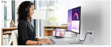 Dell P3223QE 32" monitors 4K UHD DP HDMI 4xUSB 1xUSB-C 1xRJ-45 90W