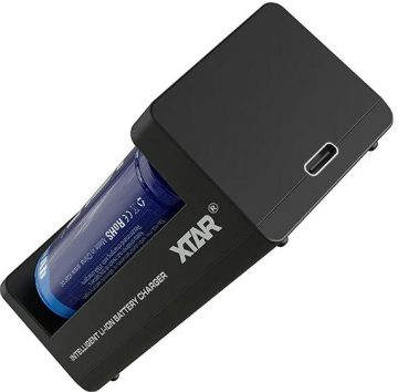 Xtar MC2C USB-C USB-C Li-ion 18650 cilindriskais akumulatoru lādētājs