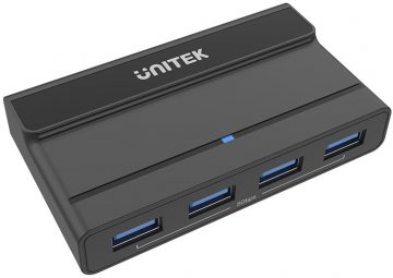 Unitek 4x USB-A 5Gbps aktyvus KVM jungiklis H1310A