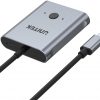 D1078A Unitek USB-C 4K dvikryptis jungiklis