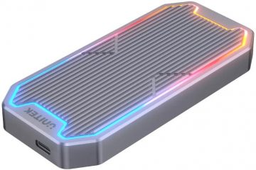 Корпус для твердотельного накопителя Unitek M.2 NVMe/SATA 10 Гбит/с RGB S1210B