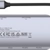 Unitek D1122A01 aktiivne USB-C 5Gbps jaotur, 2x HDMI 4K, kaardilugeja, RJ-45, PD 100W