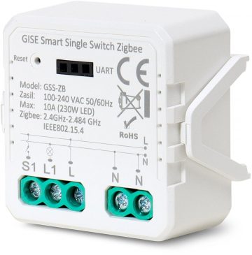 GISE Smart Single Relay modulis Zigbee | Tuya | GSS-ZB