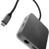 USB 6-in-1 zaļo šūnu USB-C centrmezgls AK61