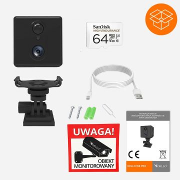 IP kamera Orllo Mini Wireless GSM 4G LTE ORLLO W8 PRO SIM kamera