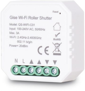 GISE Smart WiFi rullo slēģu kontrolieris | Tuya