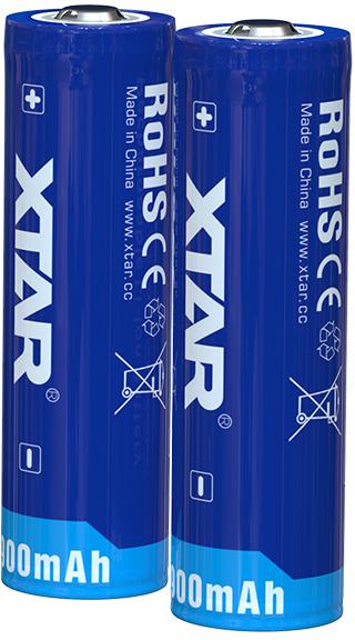 21700 Li-Ion 3,7 V Xtar 4900 mAh baterija (1 vnt.) su apsauga
