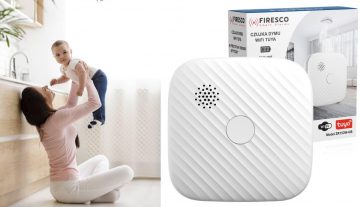 FIRESCO detektoru komplekts oglekļa monoksīda + dūmu detektors ar WiFi