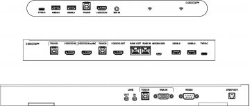 DAHUA INTERAKTĪVĀS TĀFELES MONITORS LPH65-ST420