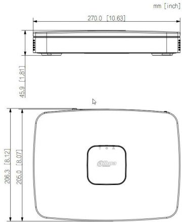 DAHUA IP-SALVESTAJA NVR2108-8P-I2