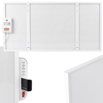 Infraraudonųjų spindulių šildymo plokštė CRONOS Synthelith PRO CRP-500TWP Balta Balta
