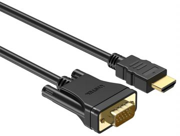 Unitek HDMI-VGA kaabel, FullHD 60 Hz, 2 m