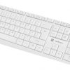 Natec Nautilus Slim vadu tastatūra balta