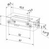 BIRA simetriskais elektriskais streiks ES1-001 12V AC/DC basic