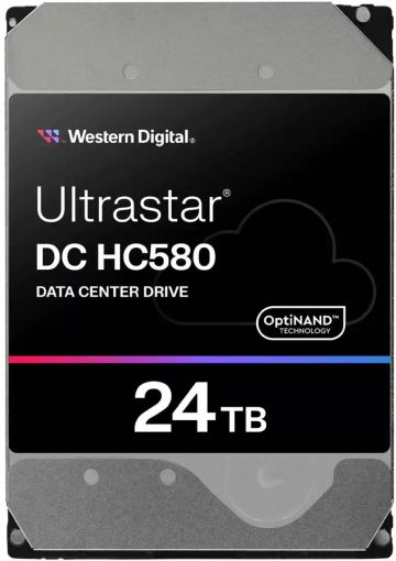 Western Digital Ultrastar DC HC580 24TB WUH722424ALE6L4 cietais disks