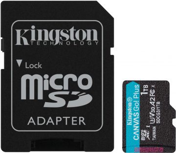 Kingston Canvas Go Plus microSDXC C10 UHS-I 1TB atmiņas karte
