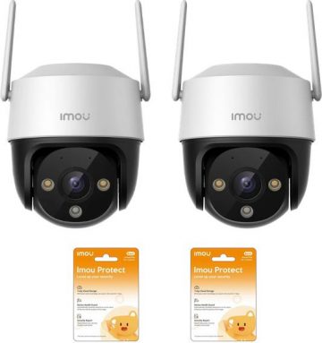 2 Imou Cruiser 2C 3MP IP kameru komplekts ar Imou Protect mākoņiem 2 Imou Cruiser 2C 3MP IP kameru komplekts ar Imou Protect mākoņiem