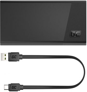 Внешний аккумулятор Green Cell PowerPlay20S 20000 мА·ч PD 22,5 Вт QC 3.0 3x USB-C ЧЕРНЫЙ