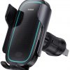 AUTOMOBILU AUTOMOBILU UZLĀDZĒŠANAS TURISTERIS Baseus Milky Way Pro BS-CM023 Qi 15W ON BOX BLACK