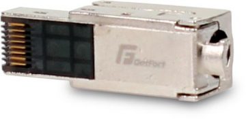 Модульный разъем GETFORT RJ45 CAT.6A FTP 8P8C без инструментов Модульный разъем GETFORT RJ45 CAT.6A FTP 8P8C без инструментов