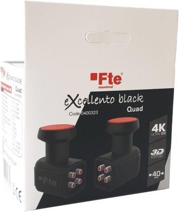 Quad FTE eXcellento Black LTEv 0,1 dB pārveidotājs