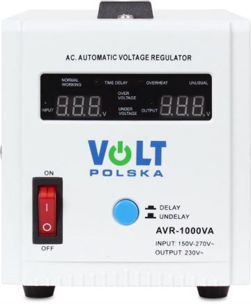 VOLT POLSKA AVR 1000 SPRIEGUMA STABILIZĀTORS VOLT POLSKA AVR 1000 SPRIEGUMA STABILIZĀTORS