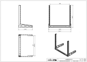 MIKROTIK SR-10U 19" 10U RACK statīvs