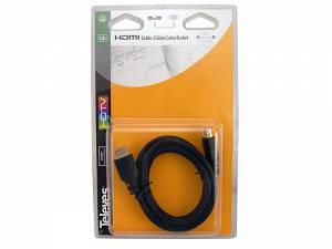 Televes HDMI 2.0 cable reference no. 494501 1.5 m 4K Televes HDMI 2.0 cable reference no. 494501 1.5 m 4K