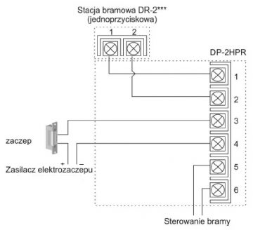COMMAX INTERKOMS D-2HPR/DR-2GN