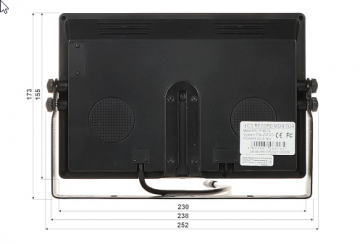 AUTOMAŠĪNAS MONITORS ATE-TFT09-T4 9 " AUTONE