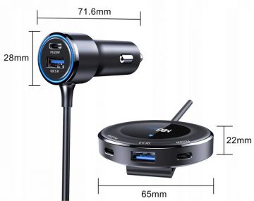 USB uzlādes kontaktdakša PD C78 Pro