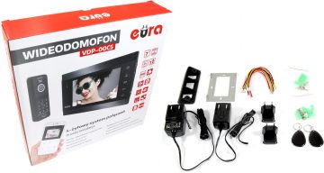 VIDEOTELEFONS EURA VDP-00C5 BLACK TUYA