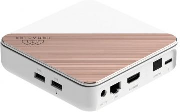 Android TV Box Homatics R 4K Plus WiFi 4GB RAM/32GB ROM + DVB-T2 H.265 dekodētājs