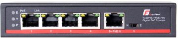 GETFORT POE SLĒDZIS 4GE+1GE 90W (POE-IN)