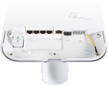 GETFORT POE SWITCH 4GE+1GE+1SFP Āra IP65