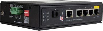 GETFORT INDUSTRIĀLAIS POE KOMUTATORS 4GE+1GE+1SFP (-40/80)