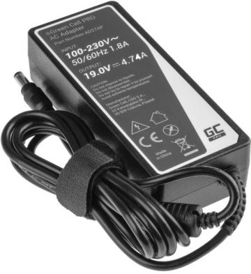 ASUS TOSHIBA LAPTOP CHARGER Green Cell PRO AD27AP 19V 4.74A 90W 5.5mm/2.5mm