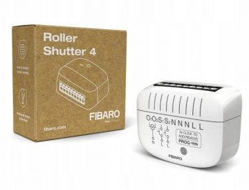 Rullo slēģi 4 FIBARO rullo slēģu vadības modulis FGR-224