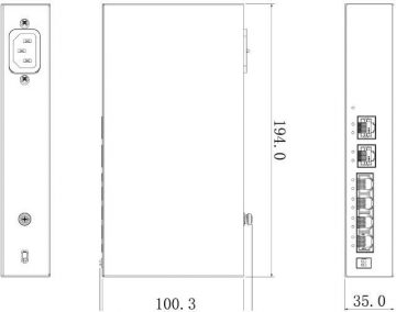 DAUCHA SWITCH PFS3006-4ET-36