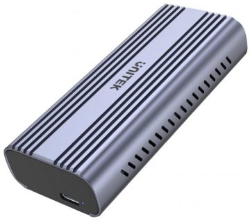 Unitek S1226A M.2 SSD PCIe/NVMe 40Gb/s datu pārraides ātruma cietā diska korpuss